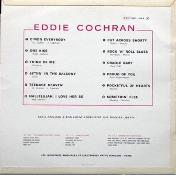 Eddie Cochran : Eddie Cochran (LP, Comp, RE)