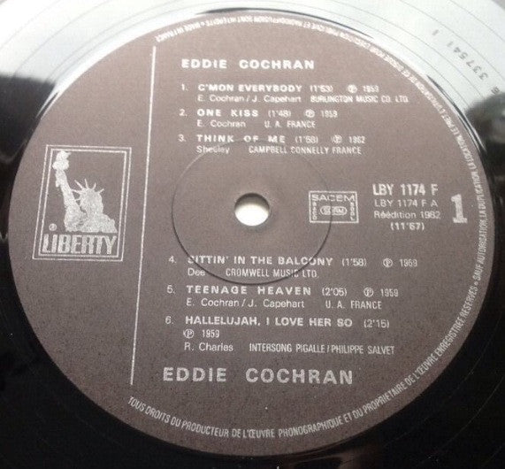 Eddie Cochran : Eddie Cochran (LP, Comp, RE)
