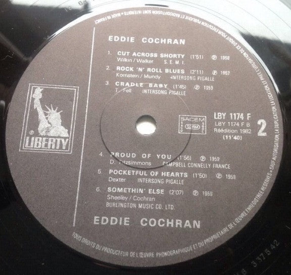 Eddie Cochran : Eddie Cochran (LP, Comp, RE)