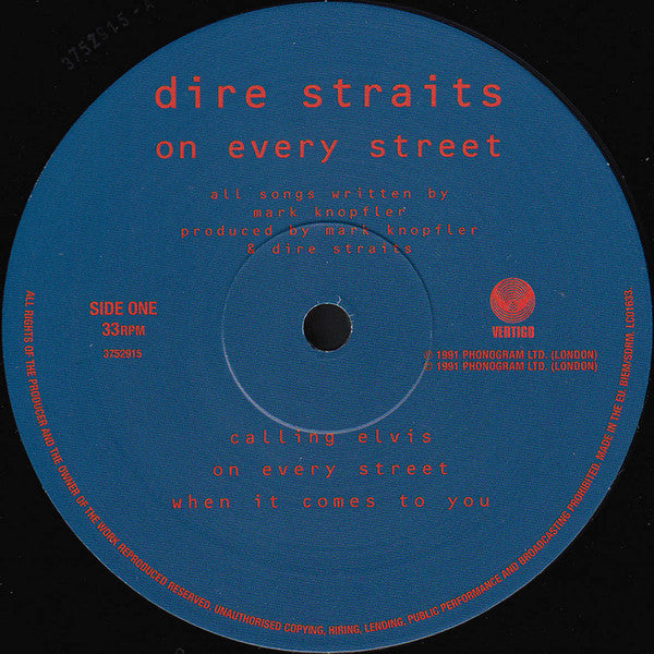 Dire Straits : On Every Street (2xLP, Album, RE, RM, 180)