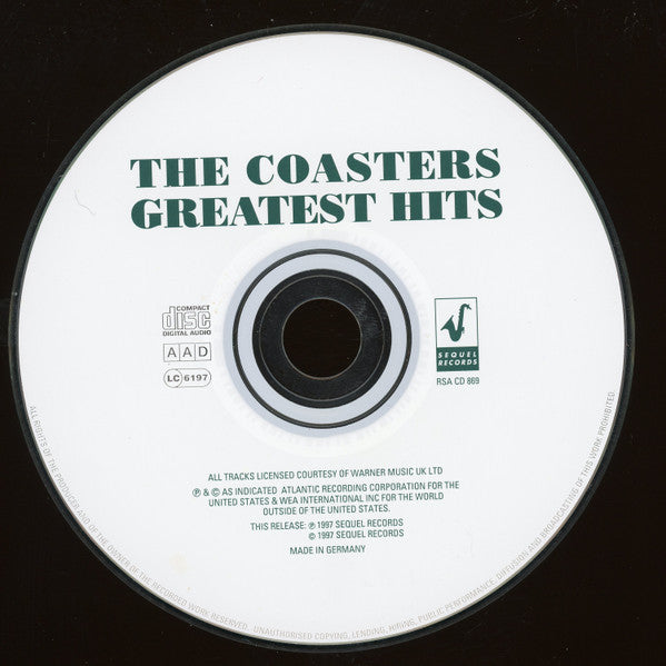 The Coasters : The Coasters' Greatest Hits (CD, Comp, RE)