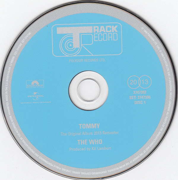 The Who : Tommy (Box, Ltd, Sup + CD, Album, RE, RM + CD + Blu-ray, )