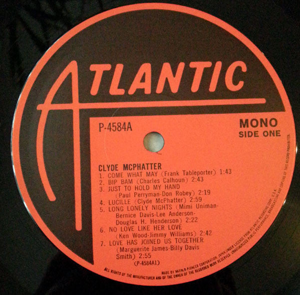 Clyde McPhatter : Clyde (LP, Album, Mono, Ltd, RE, S/Edition)
