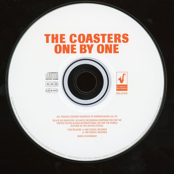 The Coasters : One By One (CD, Album, Comp)