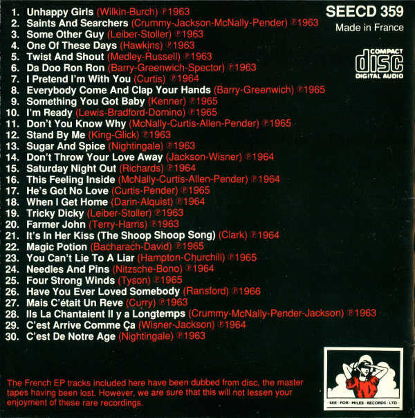 The Searchers : EP Collection Volume Two (CD, Comp)