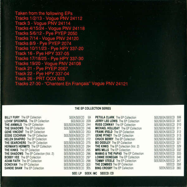 The Searchers : EP Collection Volume Two (CD, Comp)