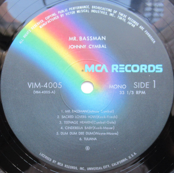 Johnny Cymbal : Mr. Bass Man  (LP, Comp)
