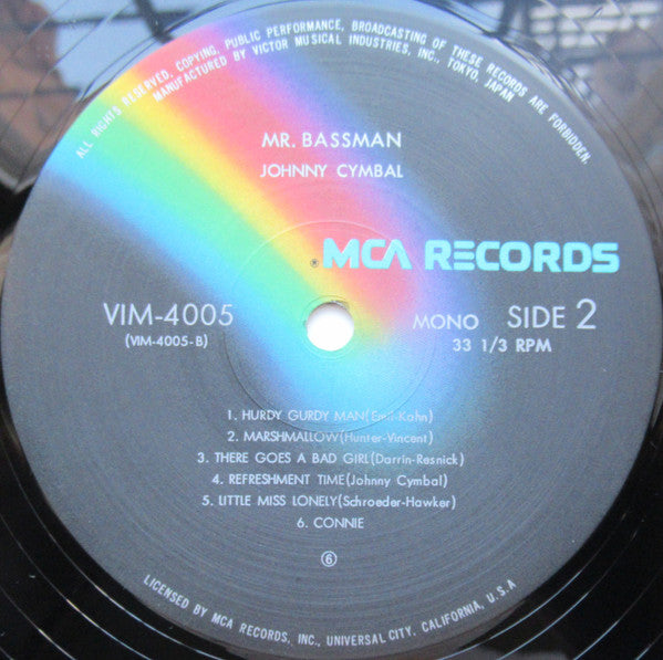 Johnny Cymbal : Mr. Bass Man  (LP, Comp)