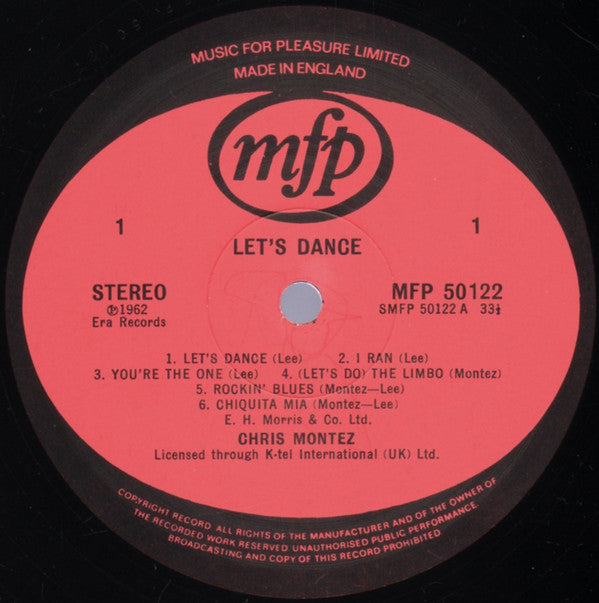 Chris Montez : Let's Dance (LP, RE)