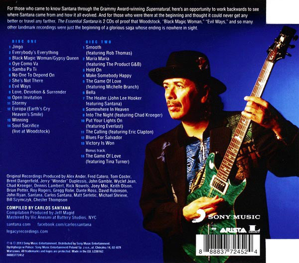 Santana : The Essential Santana (2xCD, Comp, Sup)