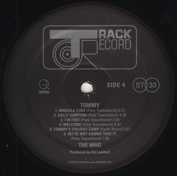 The Who : Tommy (2xLP, Album, RE, RM, Gat)