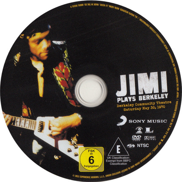 Jimi Hendrix : Jimi Plays Berkeley (DVD-V, Multichannel, NTSC)