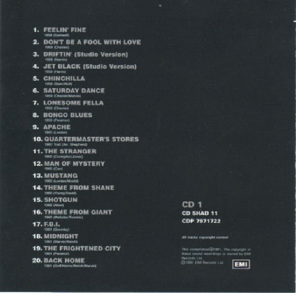 The Shadows : The Early Years 1959 - 1966 (Box + 6xCD, Comp)