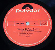 Cream (2) : Wheels Of Fire - Live At The Fillmore (LP, Album, Gat)