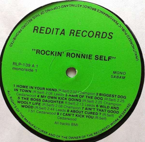 Ronnie Self : Rockin' Ronnie Self (LP, Comp, Mono)