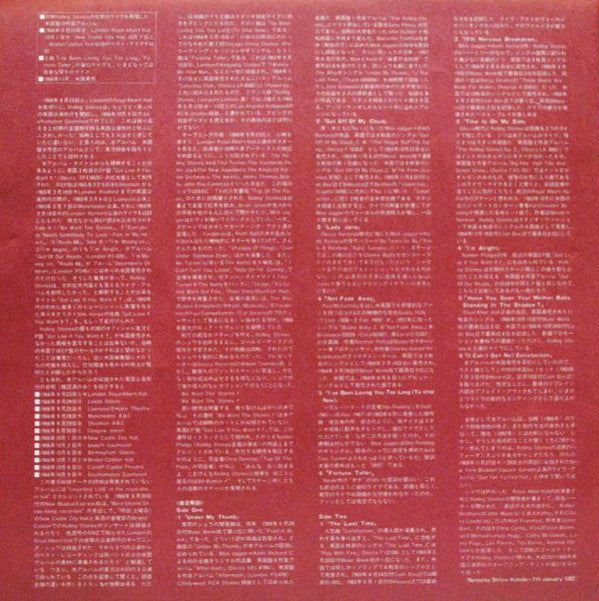 The Rolling Stones : Got Live If You Want It!  (LP, Album, RE, Ora)