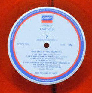 The Rolling Stones : Got Live If You Want It!  (LP, Album, RE, Ora)