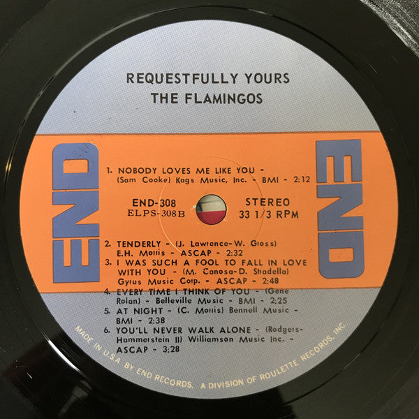 The Flamingos : Requestfully Yours (LP, Album, RE)