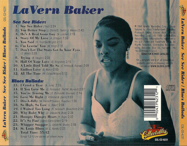LaVern Baker : See See Rider / Blues Ballads (CD, Comp, Mono, RE)