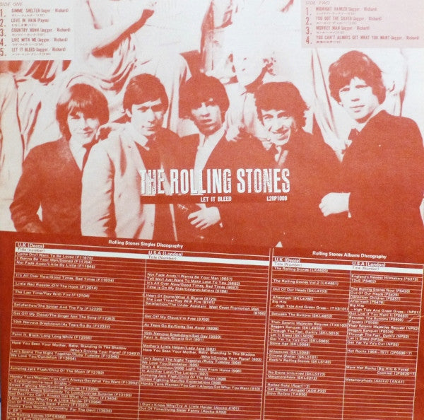 The Rolling Stones : Let It Bleed (LP, Album, RE, Blu)