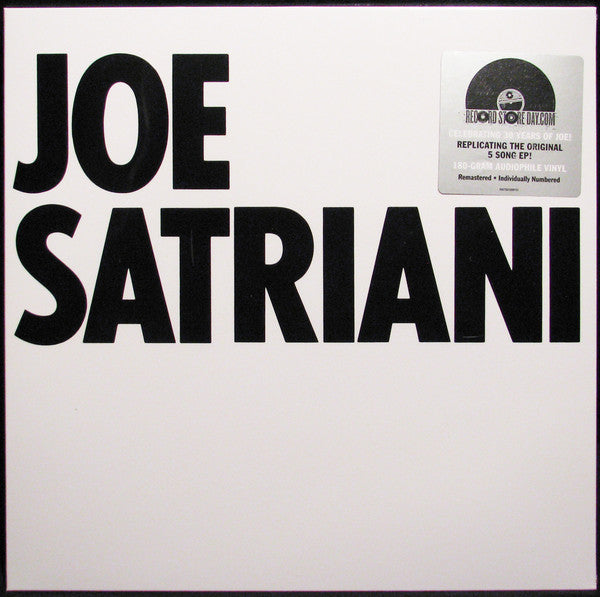 Joe Satriani : Joe Satriani (12", EP, RSD, Ltd, Num, RE, RM, 180)