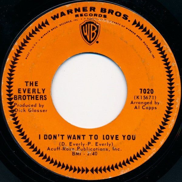 Everly Brothers : Bowling Green (7", Single)