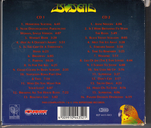 Budgie : The Definitive Anthology: An Ecstasy Of Fumbling (2xCD, Comp)