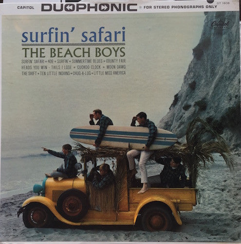 The Beach Boys : Surfin' Safari (LP, Album, Scr)