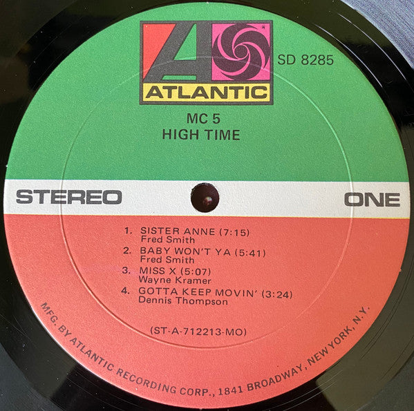 MC5 : High Time (LP, Album, Mon)