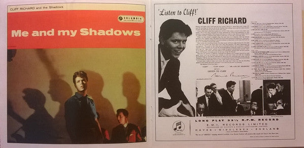 Cliff Richard : Me And My Shadows & Listen To Cliff (CD, Comp, Mono, RM)