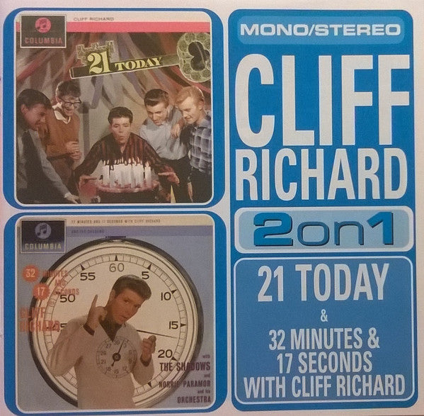 Cliff Richard : 21 Today & 32 Minutes & 17 Seconds (CD, Comp, RM)