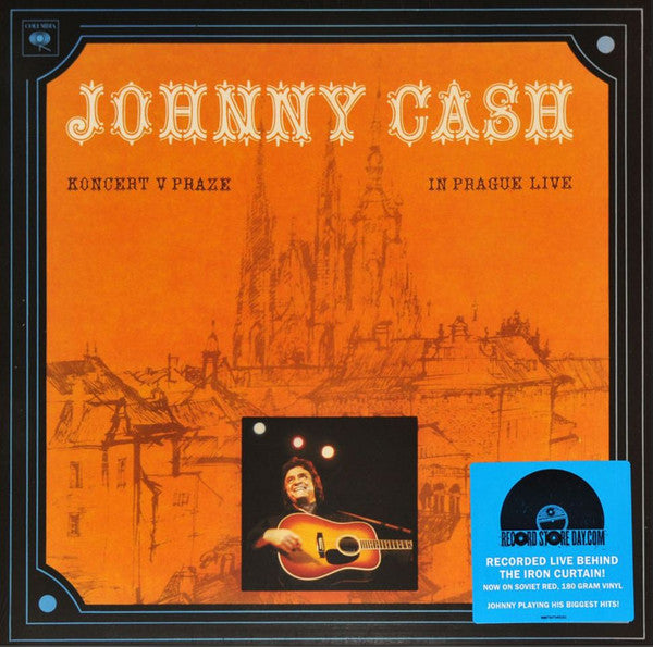 Johnny Cash : Koncert V Praze (In Prague Live) (LP, Album, RSD, Ltd, RE, Red)