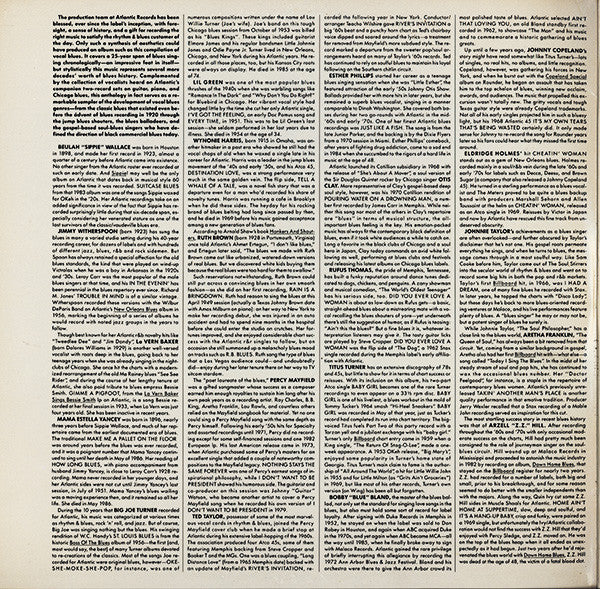 Various : Atlantic Blues: Vocalists (2xLP, Comp)
