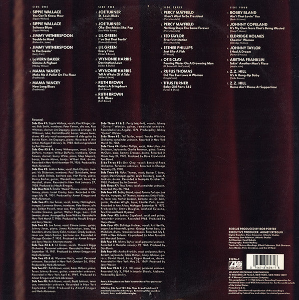Various : Atlantic Blues: Vocalists (2xLP, Comp)