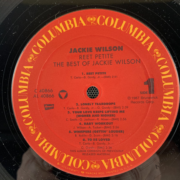 Jackie Wilson : Reet Petite The Best Of Jackie Wilson (LP, Comp)