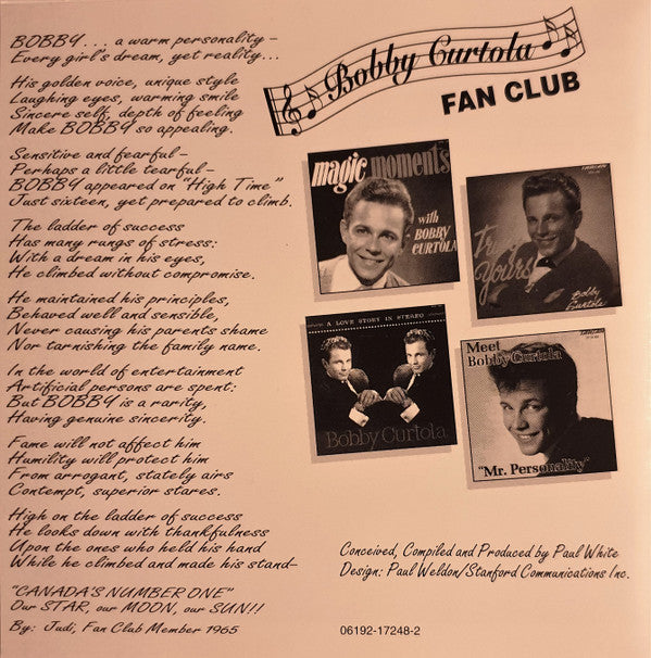 Bobby Curtola : 15 Greatest Hits (CD, Comp)