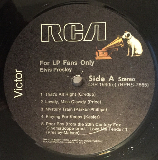 Elvis Presley : For LP Fans Only (LP, Comp, RE)