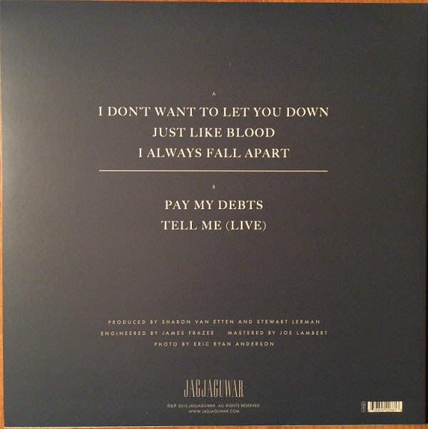 Sharon Van Etten : I Don't Want To Let You Down EP (12", EP)