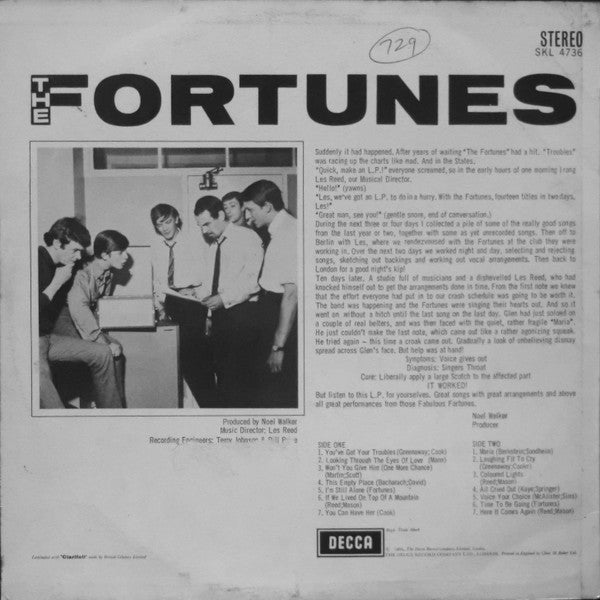 The Fortunes : The Fortunes (LP, Album)