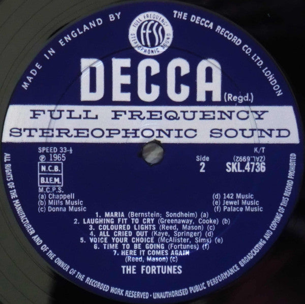 The Fortunes : The Fortunes (LP, Album)