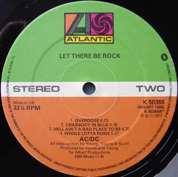 AC/DC : Let There Be Rock (LP, Album)