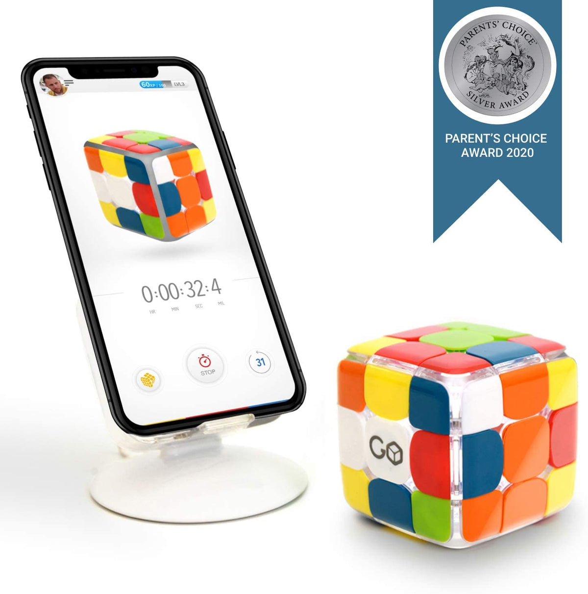 Smart & Connected Rubik’s Cube Full Pack | GoCube - Wake.HK