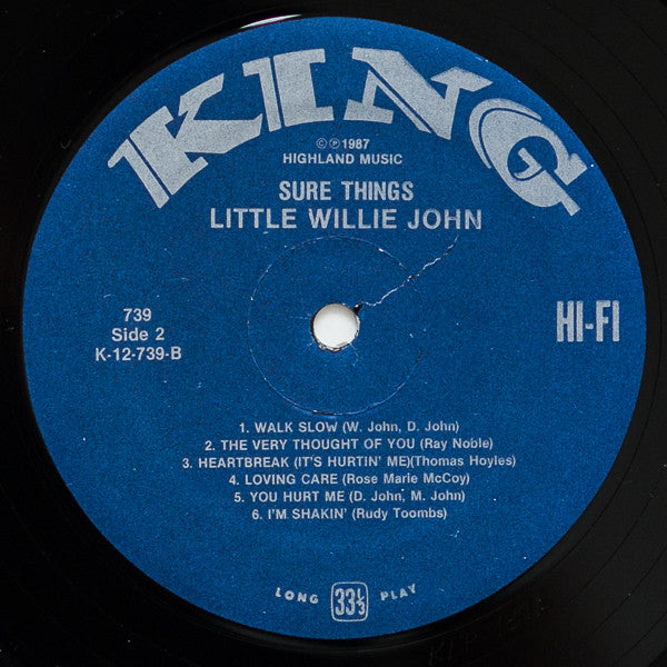 Little Willie John : Sure Things (LP, Mono, RE)
