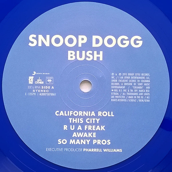 Snoop Dogg : Bush (LP, Album, Blu)