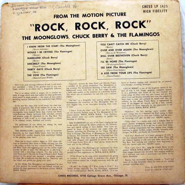 Various : Rock, Rock, Rock (LP, Comp, Mono)
