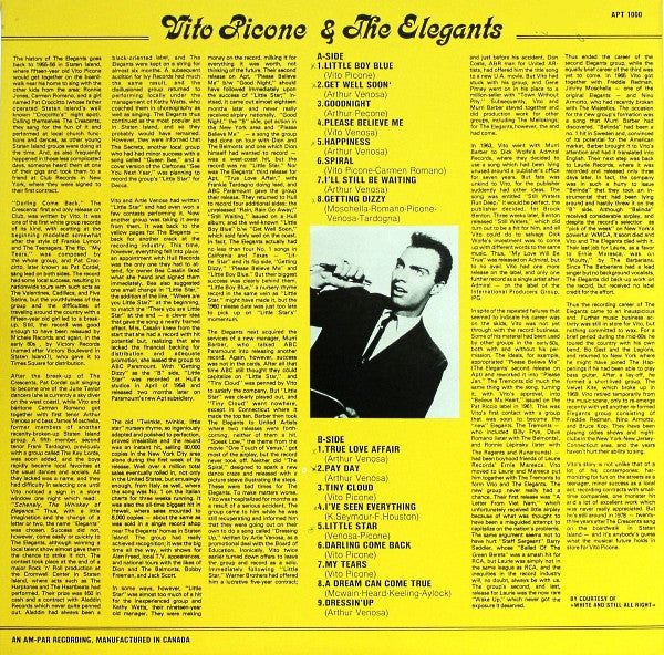 The Elegants : The Elegants (LP, Comp, Mono)