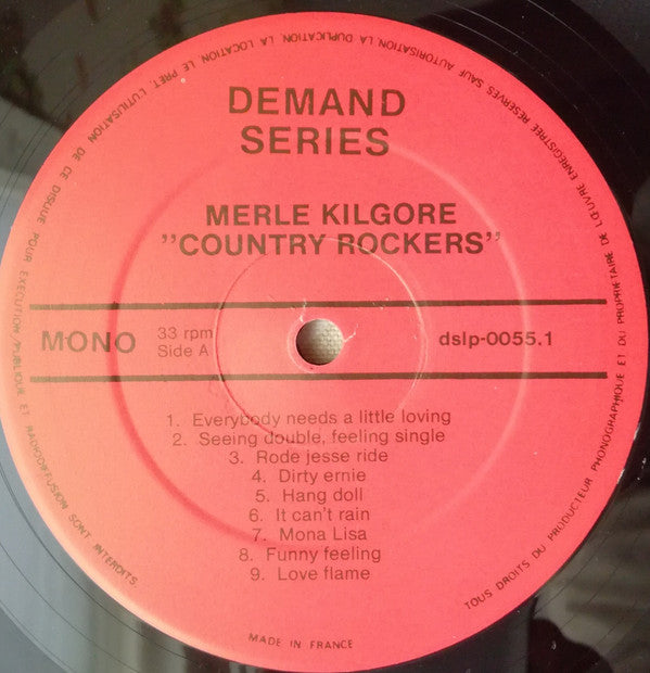Merle Kilgore : Country Rockers (LP, Comp)