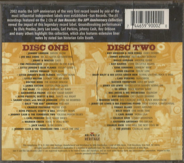 Various : Sun Records: The 50th Anniversary Collection (2xCD, Comp)