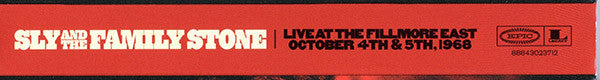 Sly & The Family Stone : Live At The Fillmore East October 4th & 5th, 1968 (4xCD, Album)