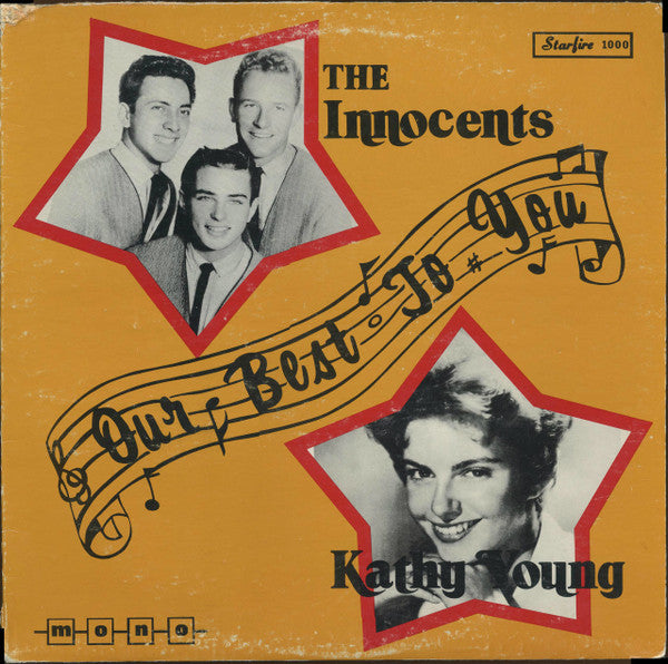 The Innocents (2) / Kathy Young : Our Best To You (LP, Album, Comp, Mono, Red)